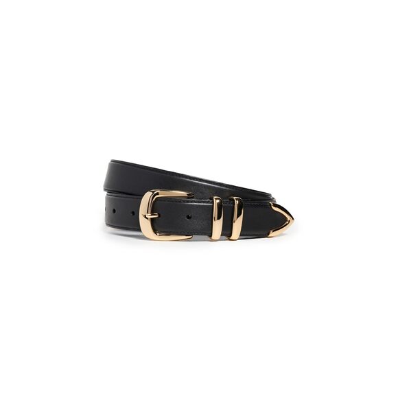 1734 Women's The Jordan Belt Black Gold X-small